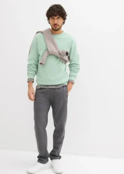 Hombre bonprix bonprix Pantalones de chándal con prácticos bolsillos con cremallera, confeccionados en algodón orgánico