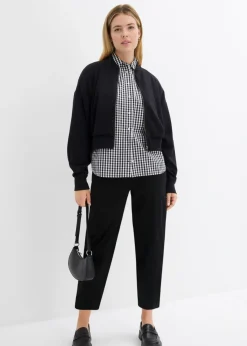 Mujer bonprix bonprix Pantalones sin cierre de mezcla de algodón