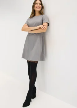 Mujer bonprix bonprix Pantis de 70 den con diseño por encima de la rodilla