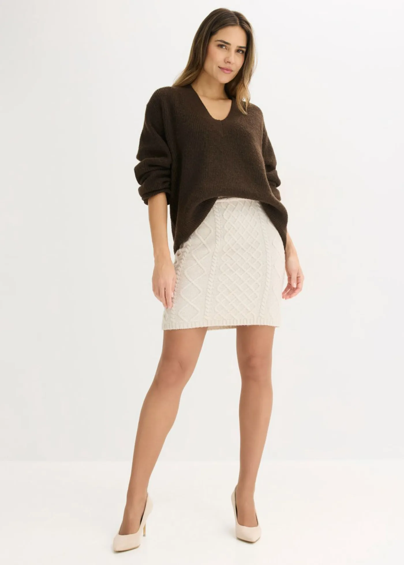 bonprix bonprix Medias, Panties Y Calcetines>Pantis de 20 den (2 unidades) Marrón claro