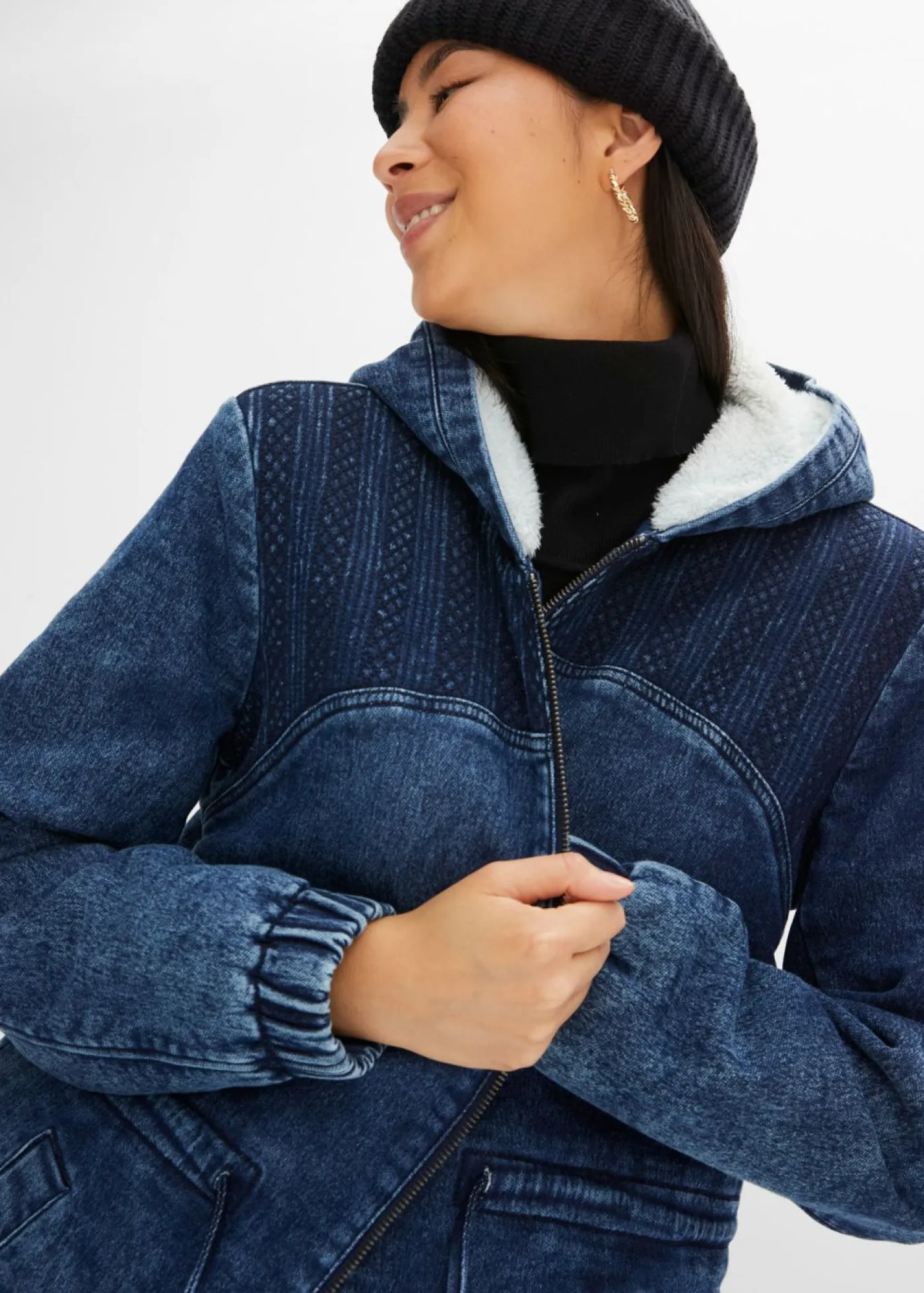bonprix bonprix Chaquetas Y Abrigos>Parka denim oscuro