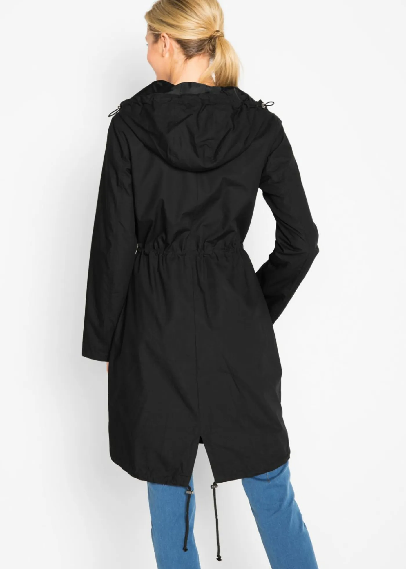 bonprix bonprix Chaquetas Y Abrigos>Parka con capucha Negro