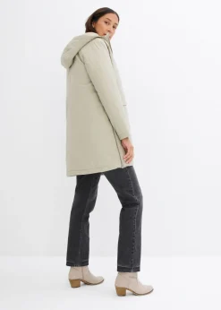 Mujer bonprix bonprix Parka de invierno ancha, con capucha y forro polar