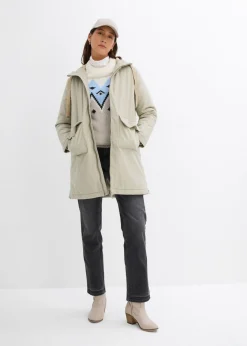 Mujer bonprix bonprix Parka de invierno ancha, con capucha y forro polar
