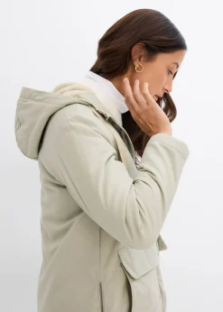 Mujer bonprix bonprix Parka de invierno ancha, con capucha y forro polar