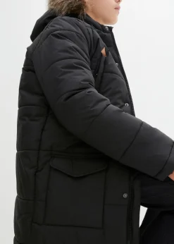 Niños bonprix bonprix Parka de invierno con detalles de piel sintética y capucha de pelo