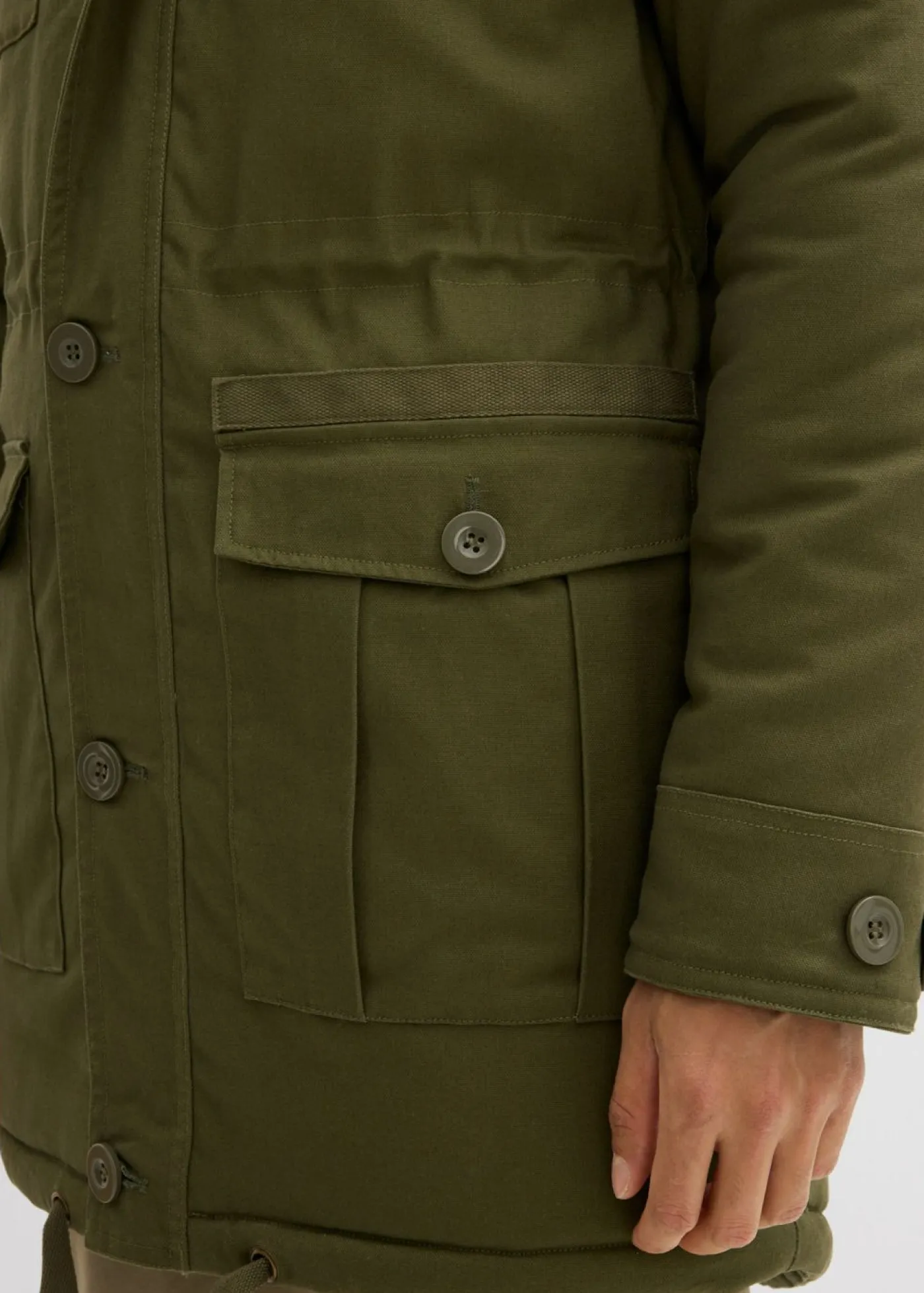 bonprix bonprix Chaquetas Y Abrigos·Chaquetas|Outdoor>Parka de invierno con forro polar Verde oliva oscuro