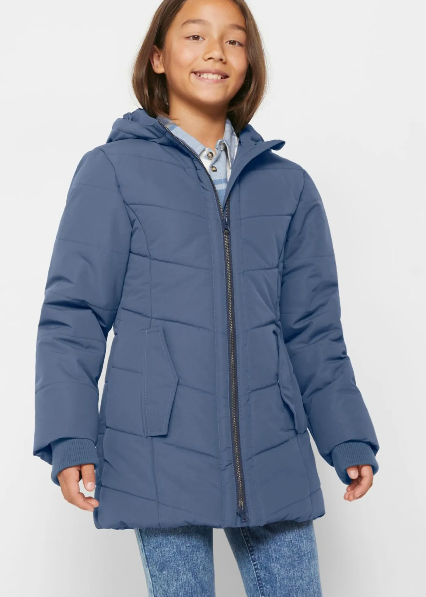 bonprix bonprix Ropa 9 A 16 Años·Chaquetas Y Outdoor>Parka de invierno impermeable con capucha índigo