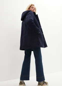 Mujer bonprix bonprix Parka de pana con forro suave
