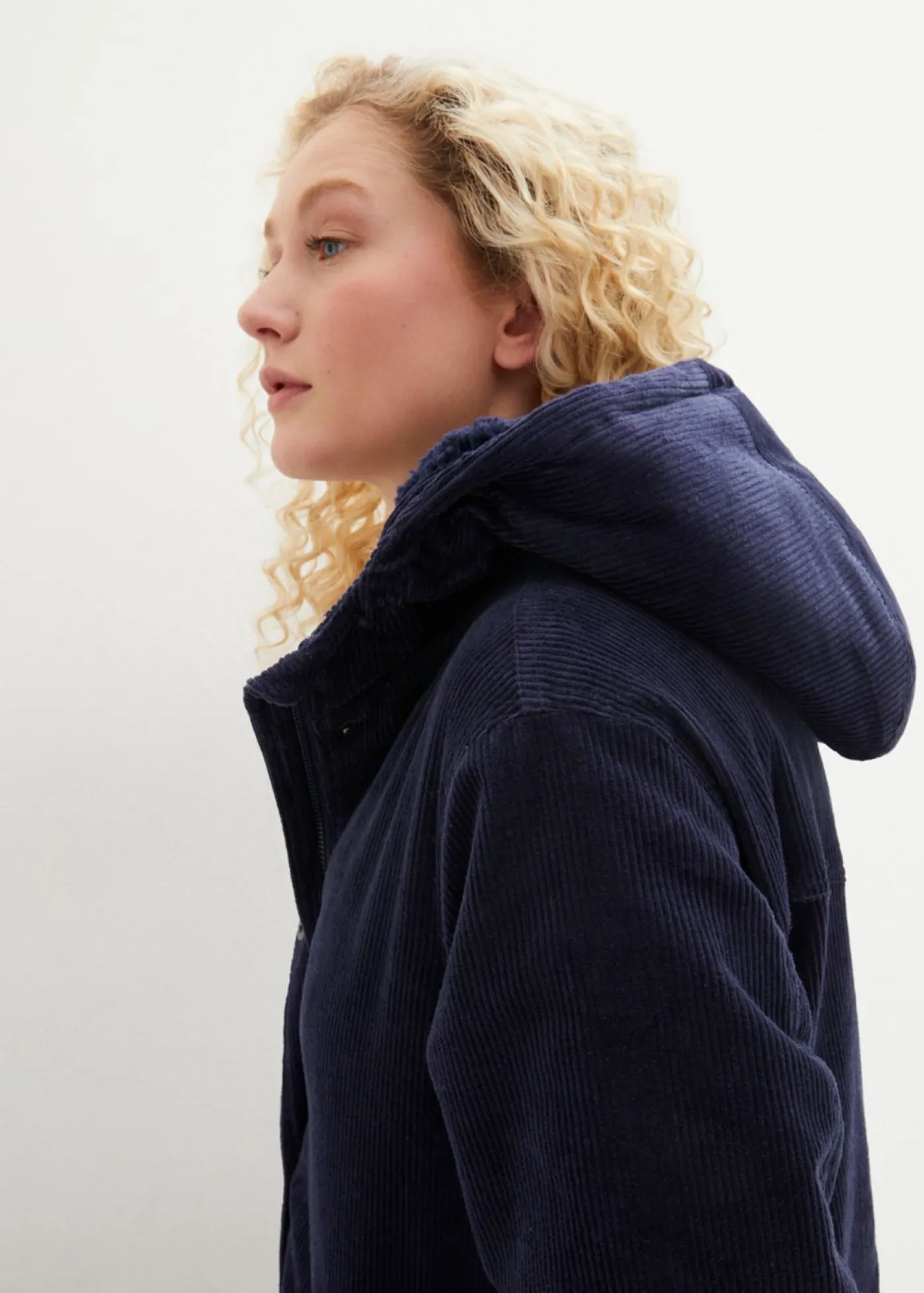 Mujer bonprix bonprix Parka de pana con forro suave