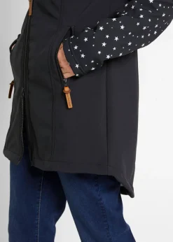 Mujer bonprix bonprix Parka funcional de softshell con forro polar suave