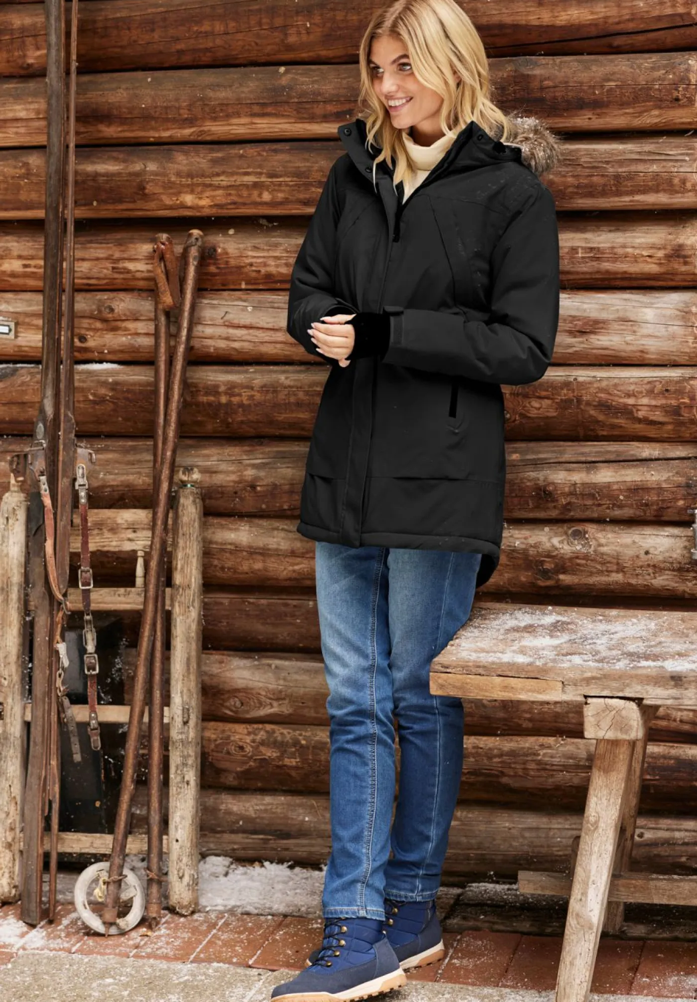 Mujer bonprix bonprix Parka funcional impermeable