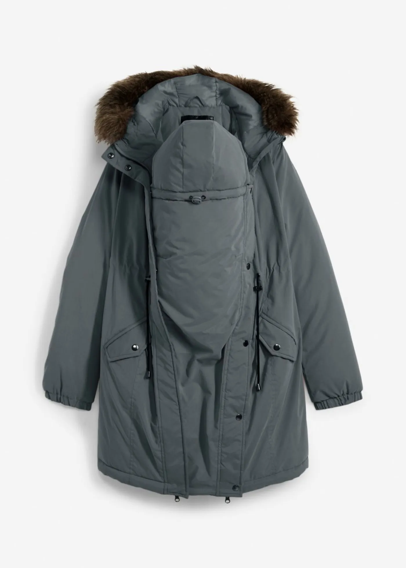 Mujer bonprix bonprix Parka premamá 3 en 1 con inserto de porteo