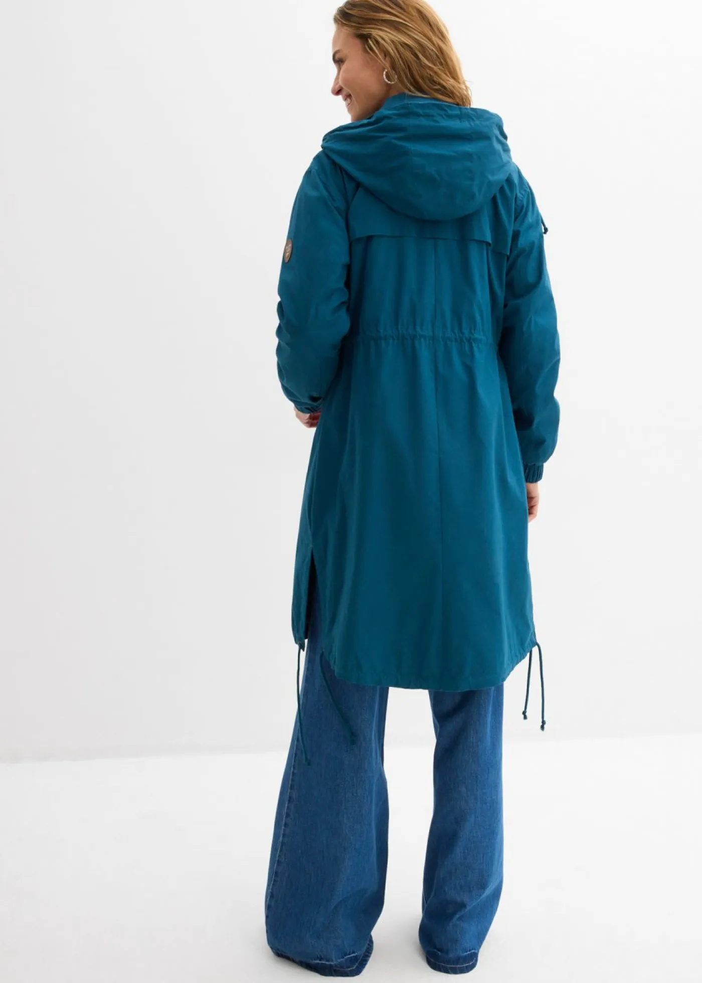 Mujer bonprix bonprix Parka tipo gabardina con bolsillos grandes