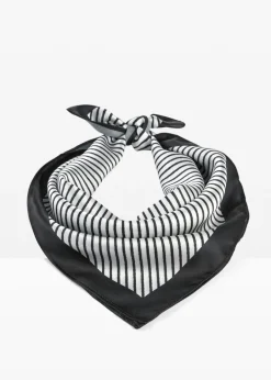 bonprix bonprix Bufandas Y Pañuelos>Pañuelo Nicky con rayas Blanco crema-negro