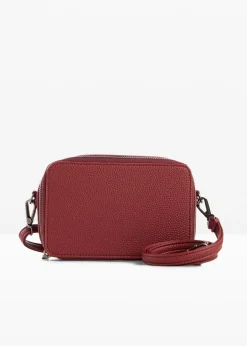 bonprix bonprix Complementos Temáticos·Accesorios Veganos|Complementos Temáticos·Accesorios Elegantes>Pequeño bolso estilo bandolera con correa desmontable Rojo rubí