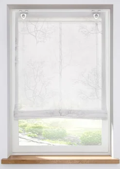 bonprix bonprix Estores Romanos>Persiana plisada Blanco-gris