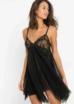 bonprix VENUS Corsés|Lencería>Picardías Negro