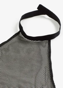 Mujer bonprix bonprix Picardías anudado al cuello + tanga de talle alto (2 piezas)