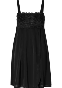 bonprix bonprix Corsés|Lencería>Picardías con efecto brillante Negro