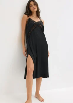 Mujer bonprix bonprix Picardías de satén con encaje delicado