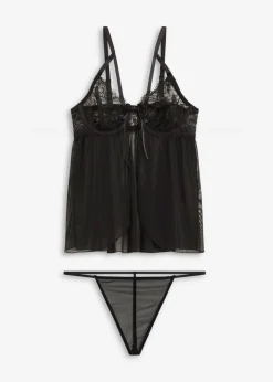 Mujer bonprix bonprix Picardías+ tanga (2 piezas)