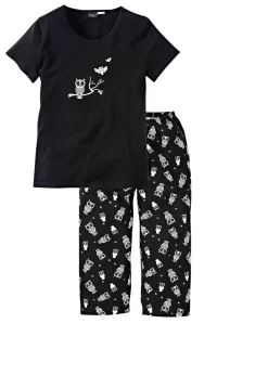 Mujer bonprix bonprix Pijama capri con mangas cortas
