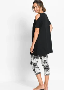 Mujer bonprix bonprix Pijama capri con mangas cortas