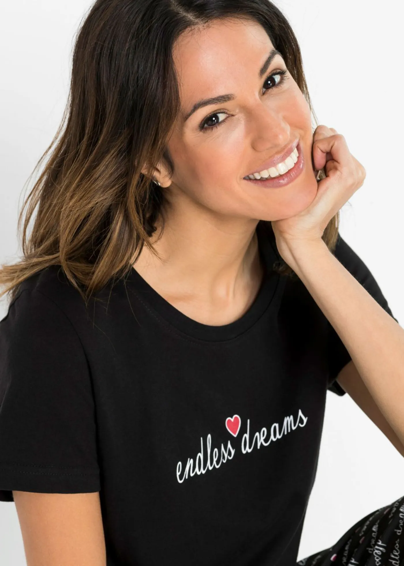 Mujer bonprix bonprix Pijama capri de algodón puro