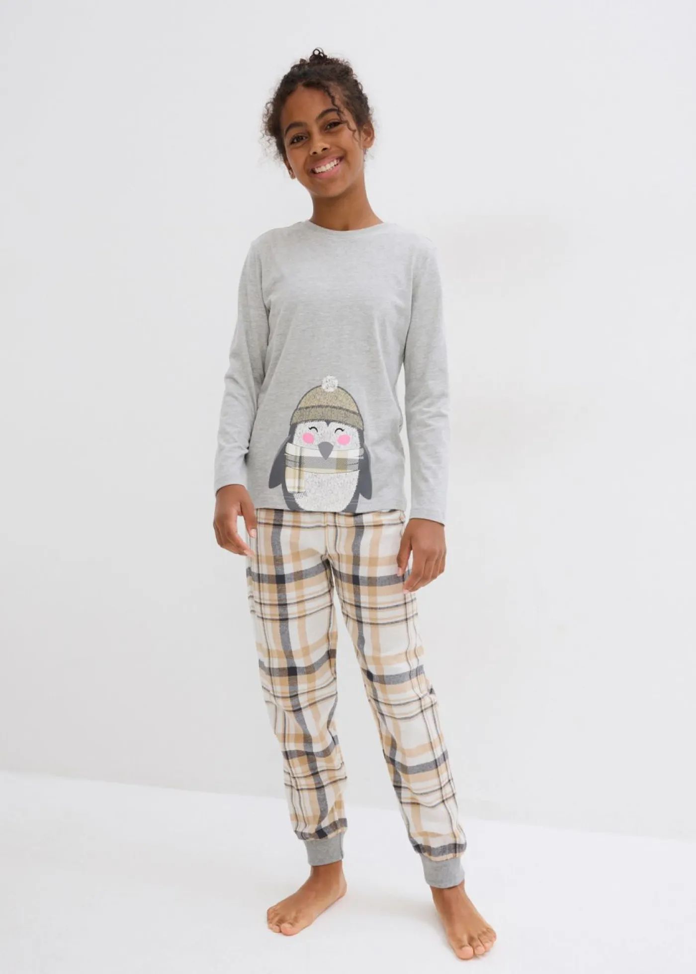 Niños bonprix bonprix Pijama con pantalón de franela para niños (2 piezas)