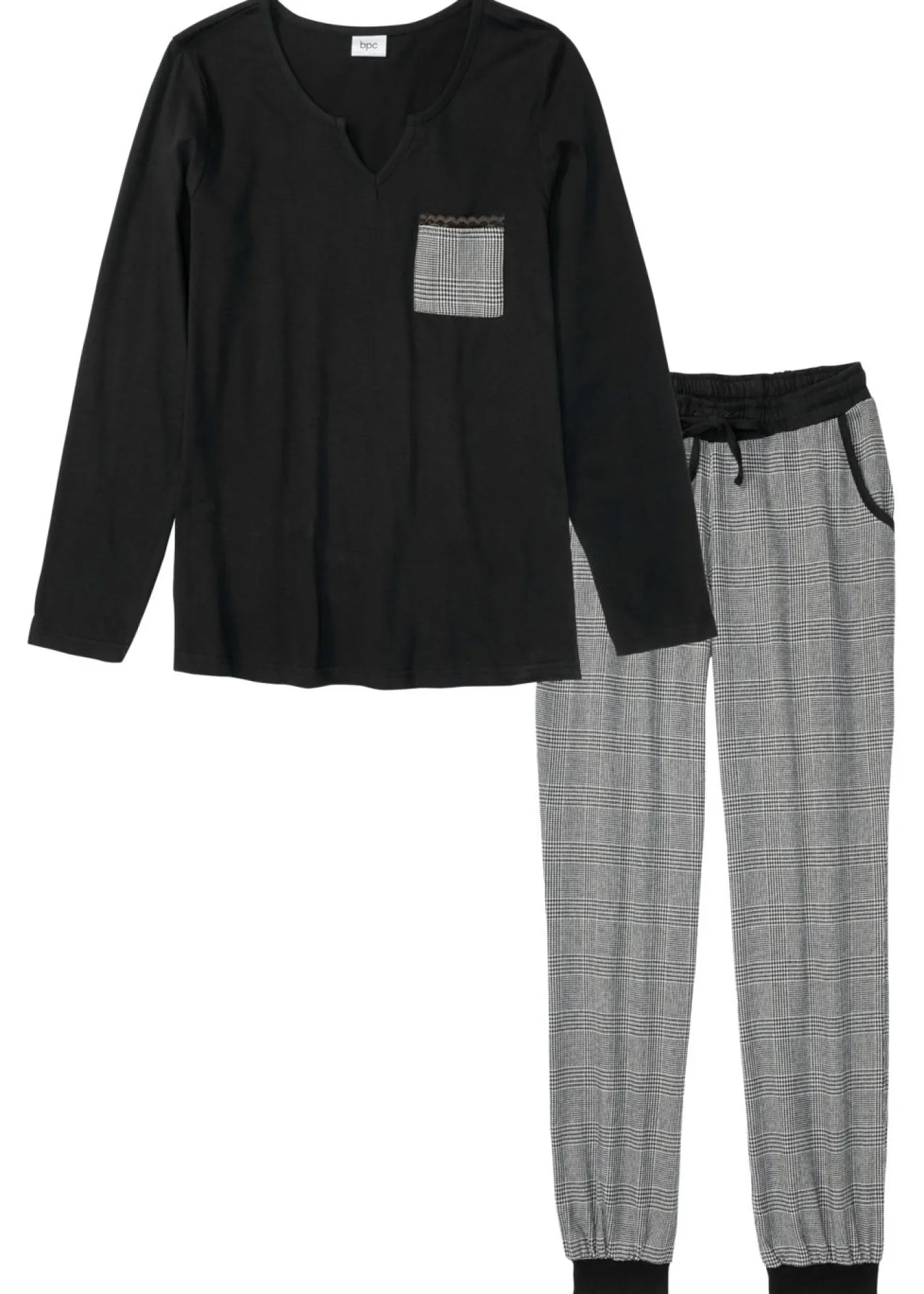 Mujer bonprix bonprix Pijama con pantalón de franela