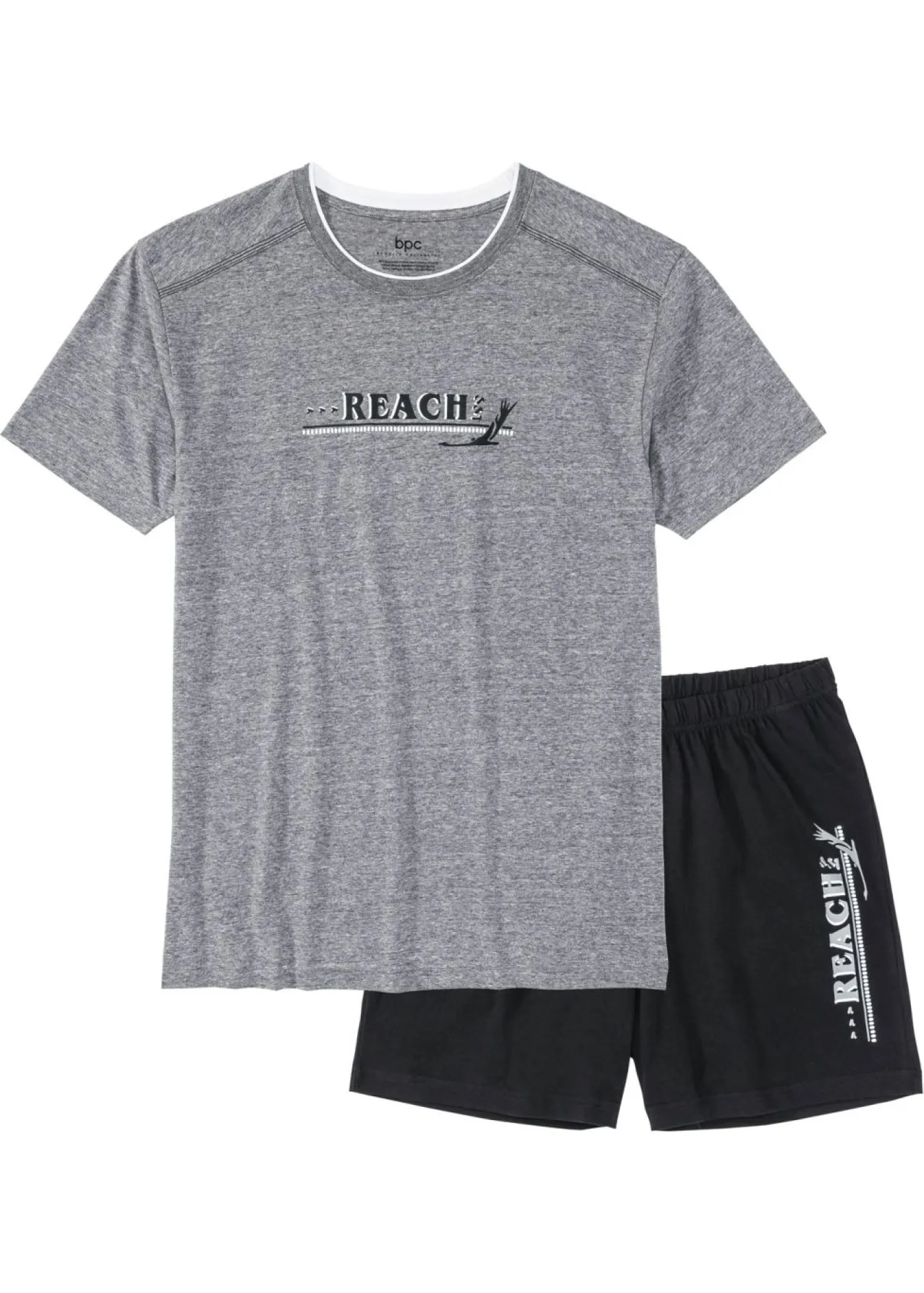 Hombre bonprix bonprix Pijama corto con algodón suave