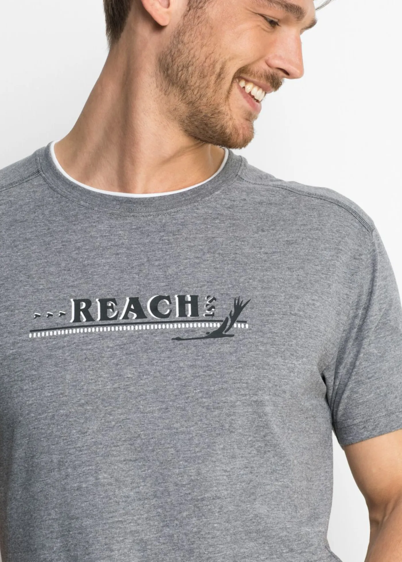 Hombre bonprix bonprix Pijama corto con algodón suave