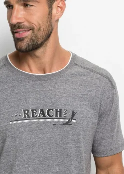 Hombre bonprix bonprix Pijama corto con algodón suave