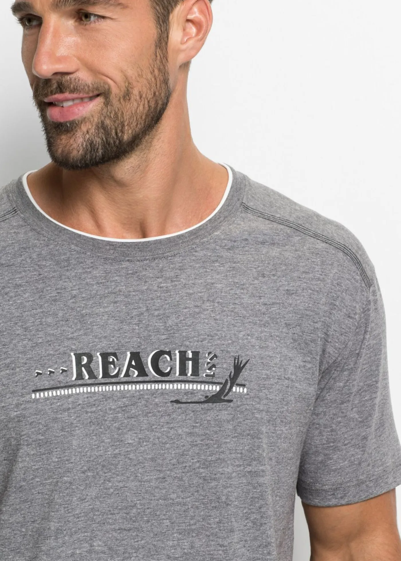 Hombre bonprix bonprix Pijama corto con algodón suave