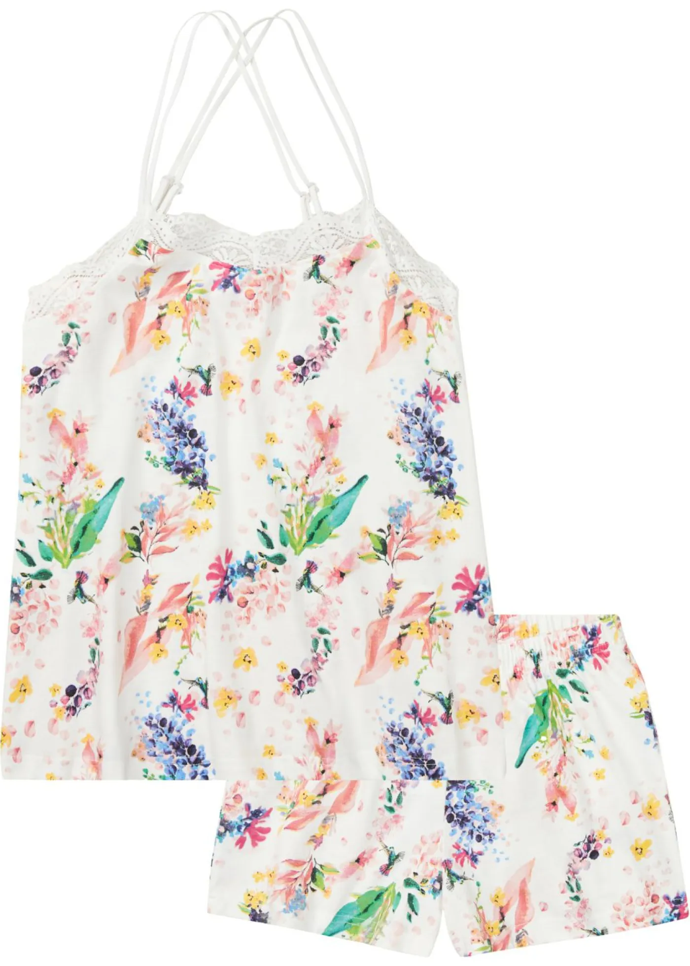 Mujer bonprix bonprix Pijama corto con tirantes finos