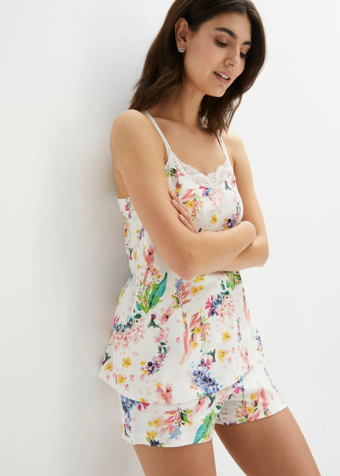 Mujer bonprix bonprix Pijama corto con tirantes finos