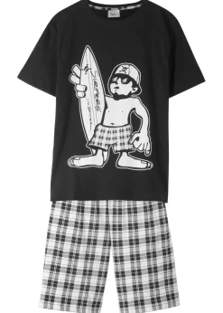 Niños bonprix bonprix Pijama corto de algodón puro (2 piezas)