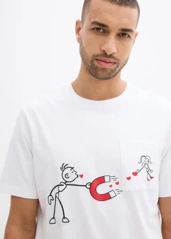 Hombre bonprix bonprix Pijama corto de algodón suave