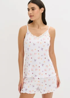 Mujer bonprix bonprix Pijama corto de canalé