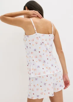Mujer bonprix bonprix Pijama corto de canalé