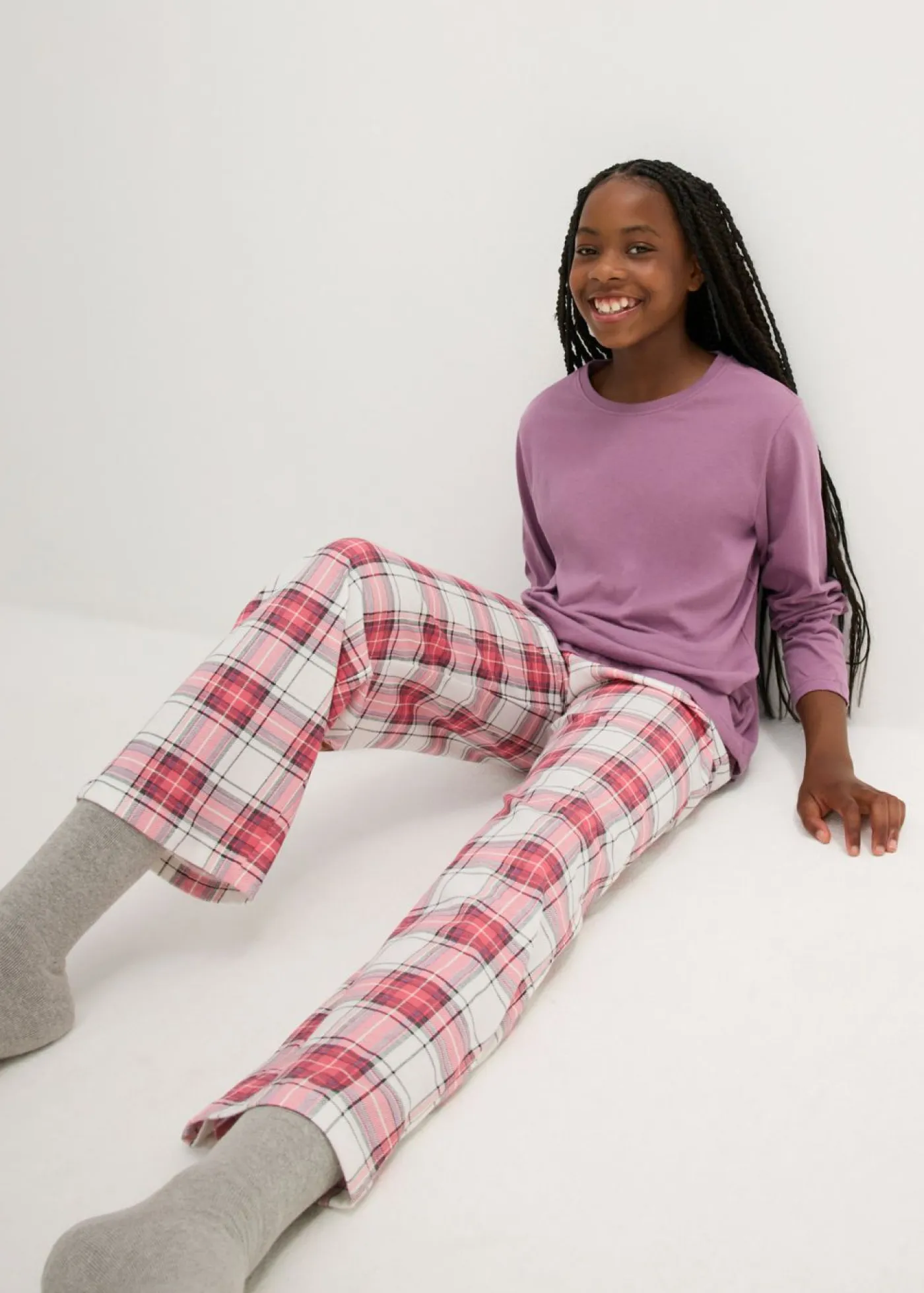 Niños bonprix bonprix Pijama de algodón ecológico para niñas (conjunto de 2 piezas)