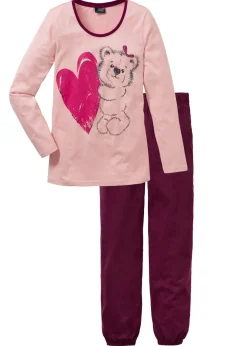 bonprix bonprix Ropa Para Dormir>Pijama de algodón orgánico rosa viejo