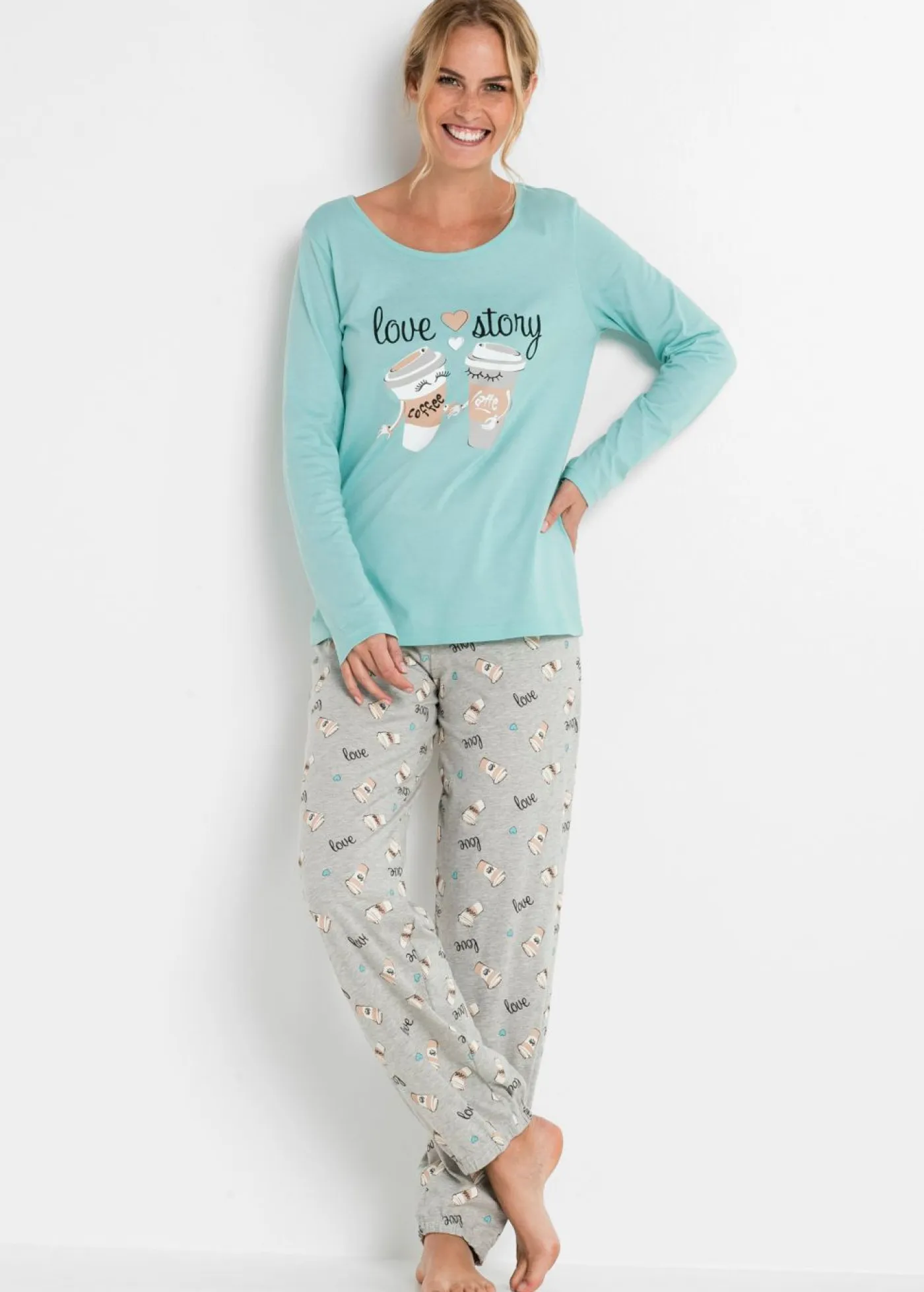 Mujer bonprix bonprix Pijama de algodón orgánico