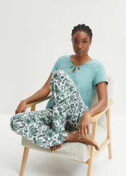 Mujer bonprix bonprix Pijama de algodón puro (3 piezas)