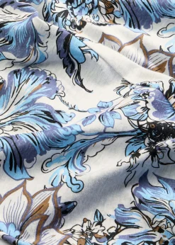 bonprix bonprix Ropa Para Dormir>Pijama de algodón suave índigo-natural jaspeado