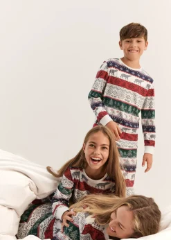 Mujer bonprix bonprix Pijama de algodón suave con bolsa de regalo