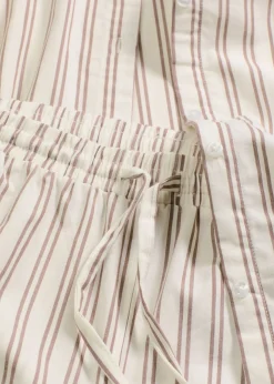 Mujer bonprix bonprix Pijama de algodón tejido con corte holgado