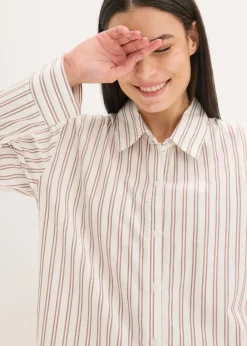 Mujer bonprix bonprix Pijama de algodón tejido con corte holgado