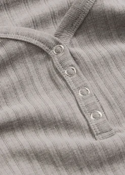 Mujer bonprix bonprix Pijama de canalé con viscosa